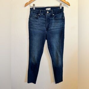 Good American Women’s Dark Wash Stretchy Skinny Jeans Size 4
